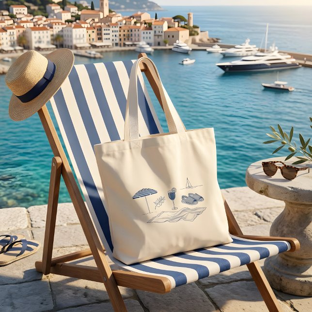 Grande Bolsa Tote Riviera Francesa (Criador carregado)