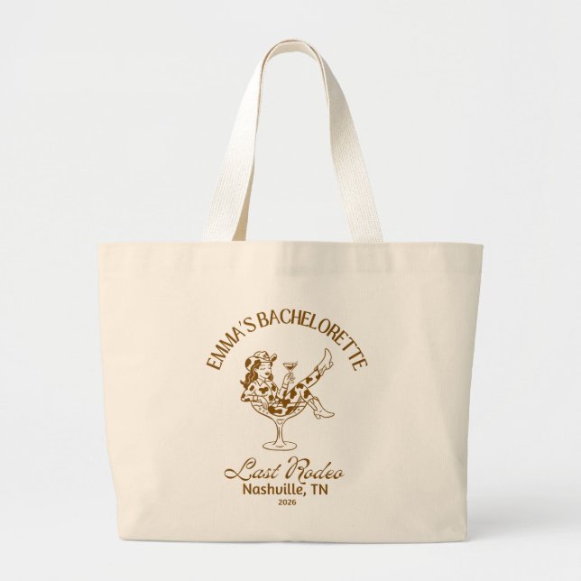 Grande Bolsa Tote Último Rodeio  (Frente)