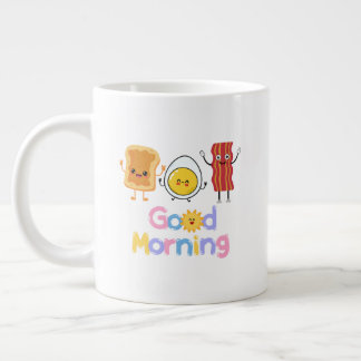 Grande Bom dia Café da manhã 😁 caneca especial de café