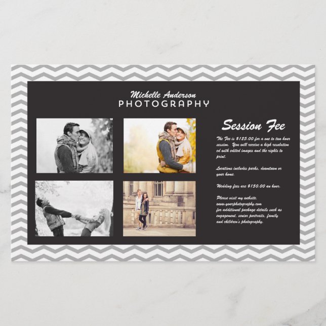 Grande Brochura para Empresas de Fotografia (Frente)