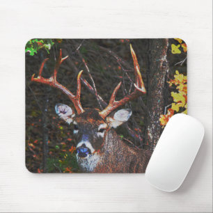 Grande Buck Deer Antlers Nature Mouse Pad