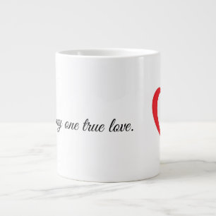Grande Café É Minha Única Caneca De Amor Verdadeiro Com C