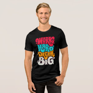 Grande Camisa De Três Blendas Do Sonho De Duro De 