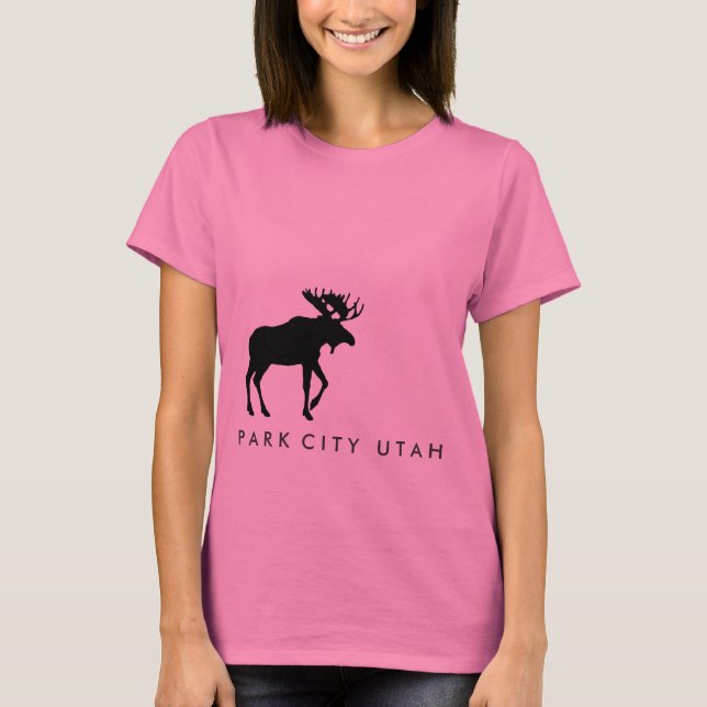 Grande camisa dos alces de PARK CITY - cores (Frente)