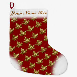 Grande Canadá que armazena o costume da meia do Natal de