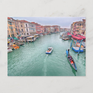 Grande Canal, Veneza Itália Cartão postal