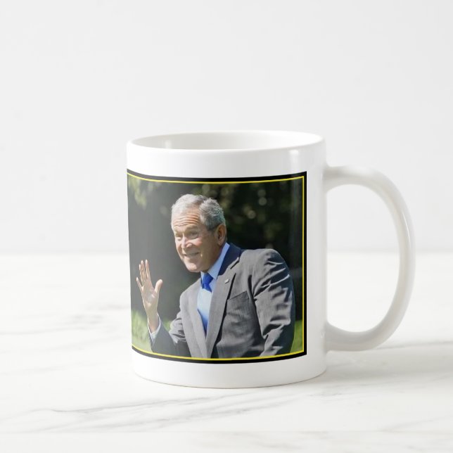 Grande caneca da senhorita Me Ainda GW Bush (Direita)