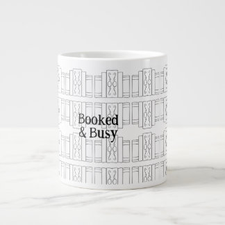 Grande Caneca de Café Amante de Livros
