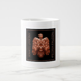 Grande Caneca de café Ancient Copper Peoria Falcon Restor