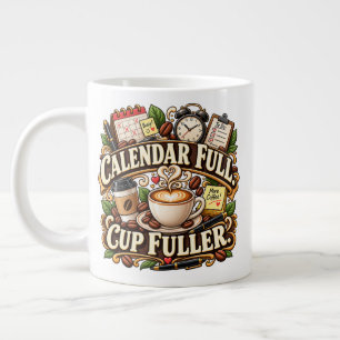 Grande Caneca de Café Cheia para Escritório