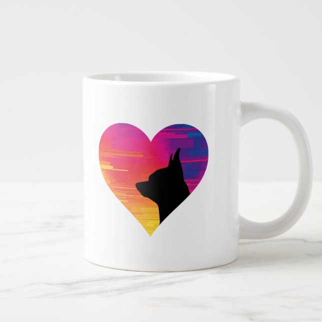 Grande Caneca de café Chihuahua (Direita)