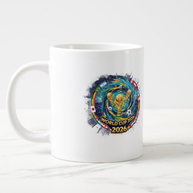 Grande Caneca de Café com Design Inspirador (Esquerda)