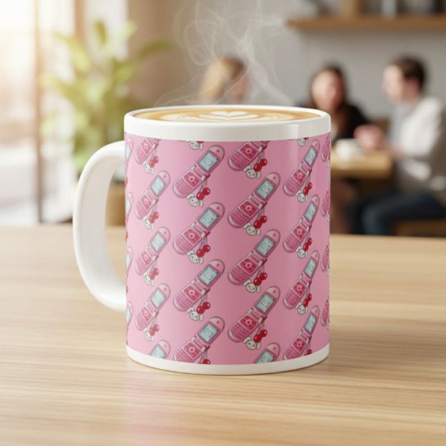 Grande Caneca de Café da Gigante de Celular (Criador carregado)