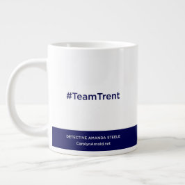 Grande Caneca de café de 20 oz #TeamTrent