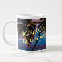 Caneca de café de aventura personalizada para a pr