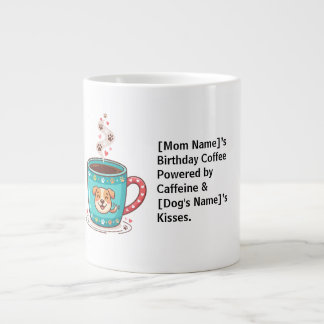 Grande Caneca de Café de Mãe de Cachorro Elegante Anivers