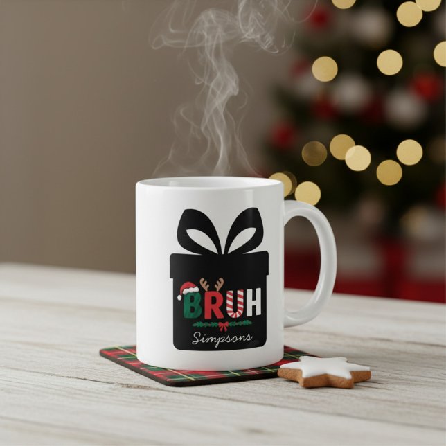 Grande Caneca de café de Natal única simples e divertida (Criador carregado)