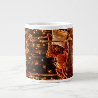 Grande Caneca de Café de Outono Aconchegante 🎃