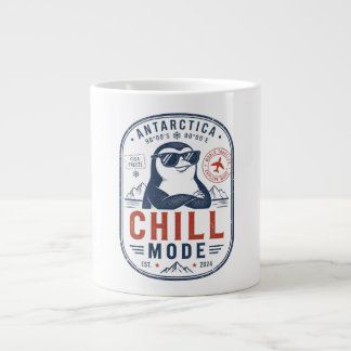 Grande Caneca de café divertida do modo relaxado da Antár