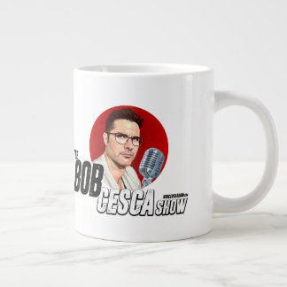 Grande Caneca de café do Gigantic Bob Cesca Show