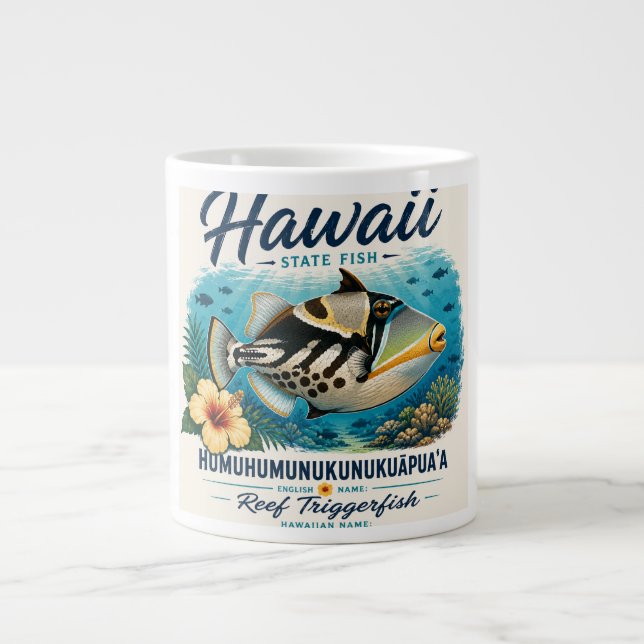 Grande Caneca de Café do Havaí (Frente)