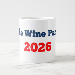 Grande Caneca de Café Eleição Divertida Festa do Vinho 20