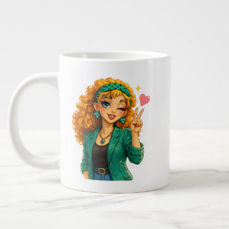 Grande Caneca de Café Fofa – Perfeita para Golinhos Diári