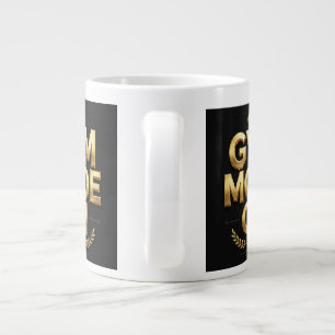 Grande Caneca de Café Gym Mode On Dourada - Caneca de Caf