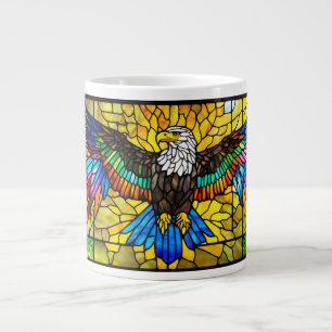 Grande Caneca de café impressa com águia