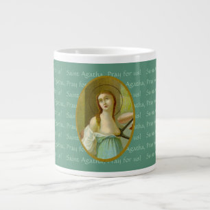 Grande Caneca de Café Jumbo de 20 oz. St. Agatha (M 003)