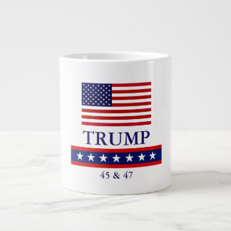 GRANDE CANECA DE CAFÉ JUMBO DO PRESIDENTE DONALD TRUMP