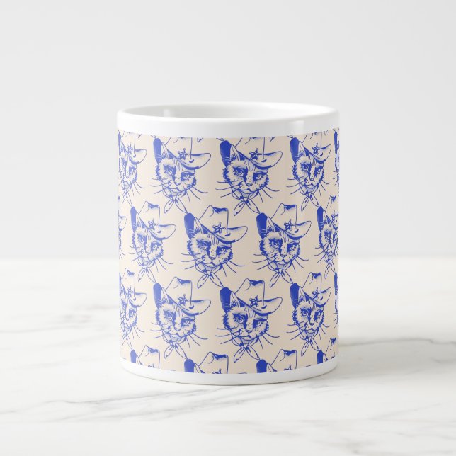 Grande Caneca de Café Kitty Giant (Frente)