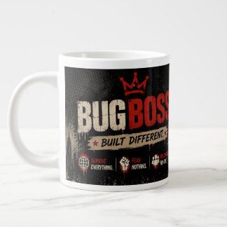 Grande Caneca de Café Motivacional Construída Diferente