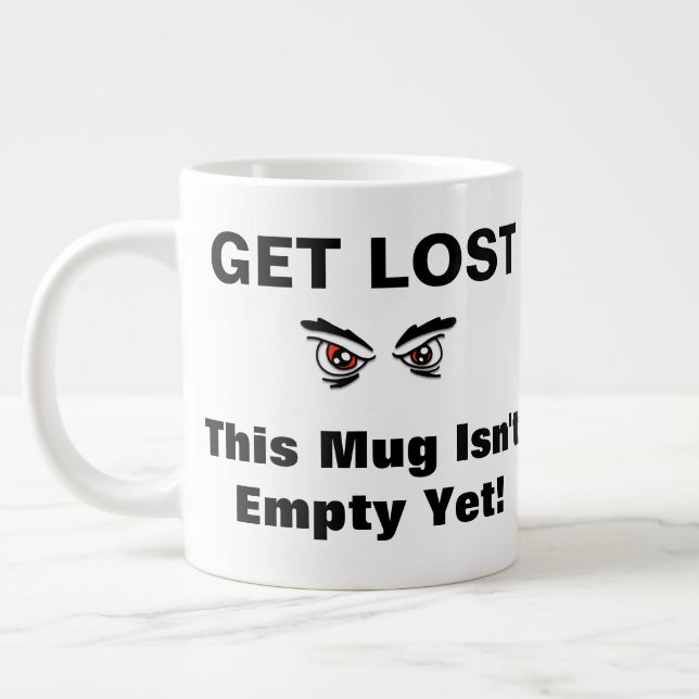 Grande Caneca de Café Perde-te (Esquerda)