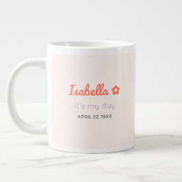 Grande Caneca de Café Personalizada com Nome para Ela de