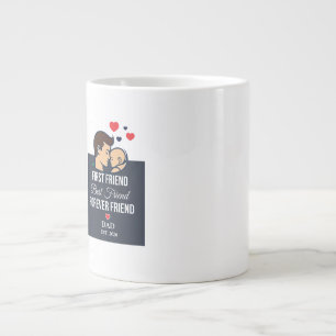 Grande Caneca de Café Personalizada para o Papai