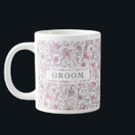 Grande Caneca de Café Romântica – Presente para Ele<br><div class="desc">Caneca Romântica Jumbo – Brilho do Jardim Rosado para Ele | Presente de Poema Personalizado | Noivo,  Marido,  Aniversário,  Presente de Nikah ou Eid.</div>