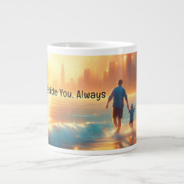 Grande Caneca de Café Sempre ao Seu Lado Lembrança Sentim