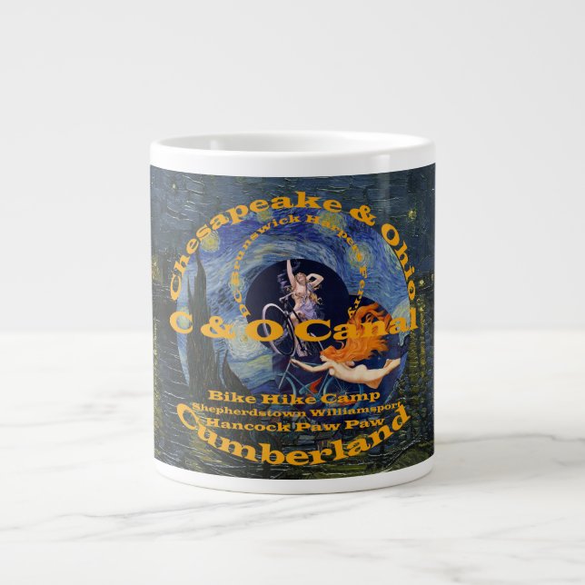 GRANDE CANECA DE CAFÉ TSA DOJ FV VD STD TRUMP TRUMPS REPU (Frente)