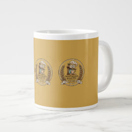 Grande Caneca de Cerâmica de Máquina de Café Espresso Vin