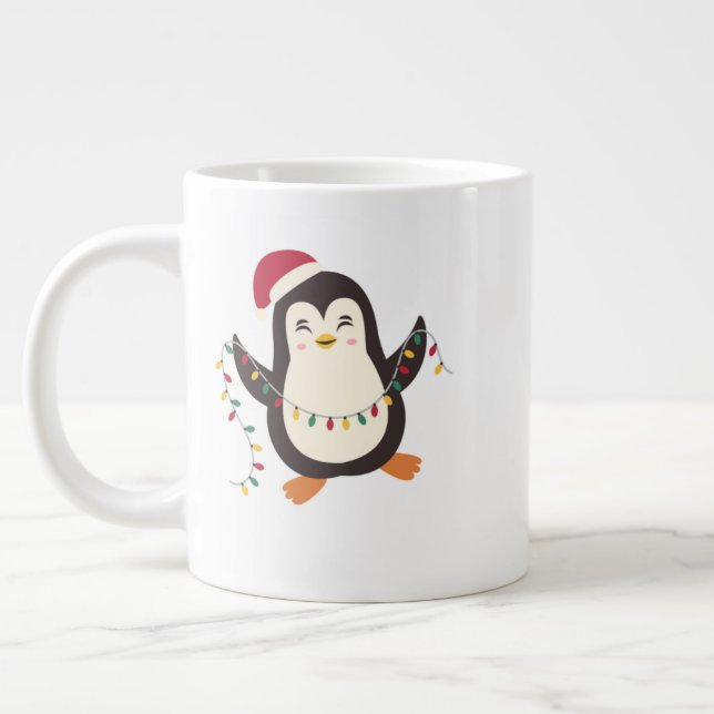 Grande Caneca de Natal – Doce Caneca de Cacau e Café para (Esquerda)