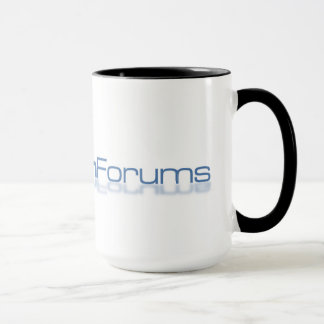 Grande caneca de sete fóruns