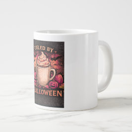 Grande Caneca Divertida de Café e Halloween 'Energizado P