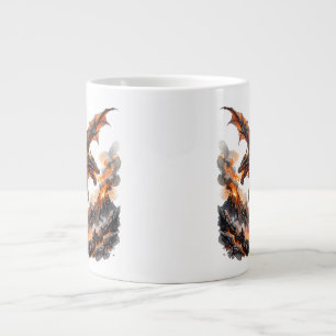 Grande Caneca Dragão de Fogo   Caneca de Café com Destaqu