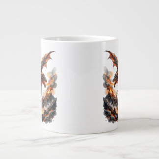 Grande Caneca Dragão de Fogo | Caneca de Café com Destaqu