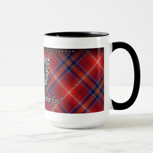 Grande caneca - eu sou um fã vermelho de Lichtie! (Direita)