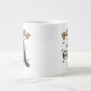 Grande Caneca F-CAW-F Corvo Caneca de Café Divertida F