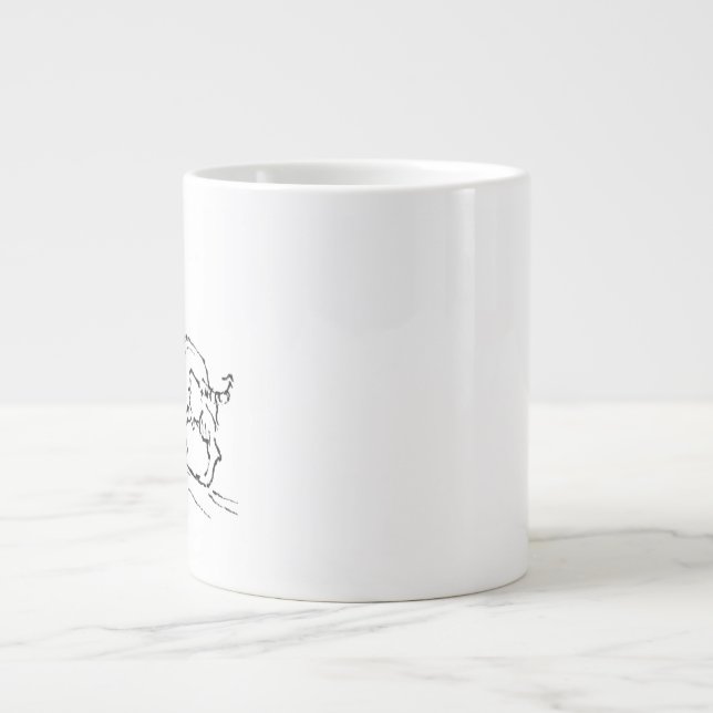 Grande Caneca Feliz Dachshund – Caneca de Café do Cachorr (Frente)
