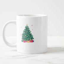 Caneca Festiva de Natal – Café e Chocolate Quente 