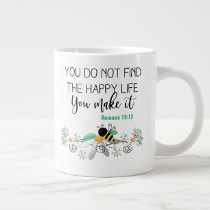 Grande Caneca gigante de dois lados - caneca de café giga